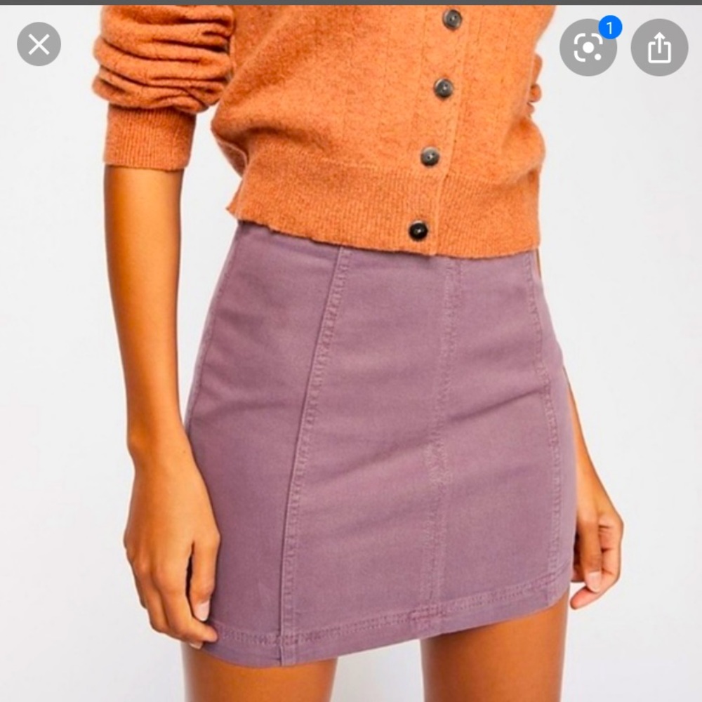 Free people mini skirt